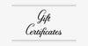 Gift Certificate/Gift Card